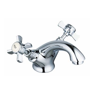 Time Traditional Chrome Mono Basin Mixer Tap