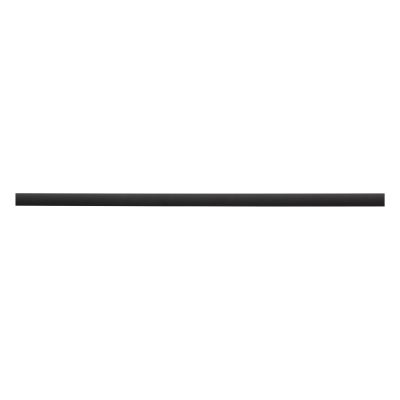 18mm Woodlux Wooden Wall Panel Black Dado Rail 275x3.5cm - Alternative Image