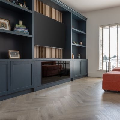 Albany Oak SPC Vinyl Herringbone Flooring 60x12.5cm