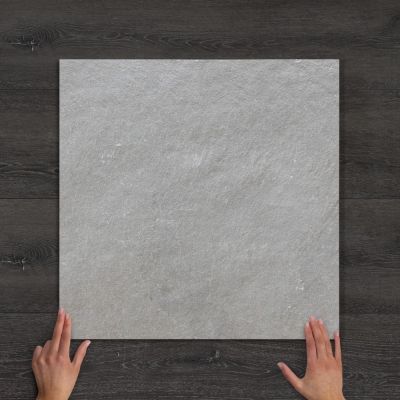 Ash Grey Limestone Paving Slab 60x60cm