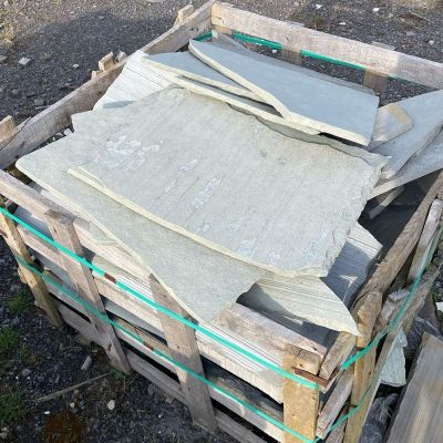 Crazy Paving 1 Ton Crate (Mixed Offcuts/Broken Bits/Various Stones)