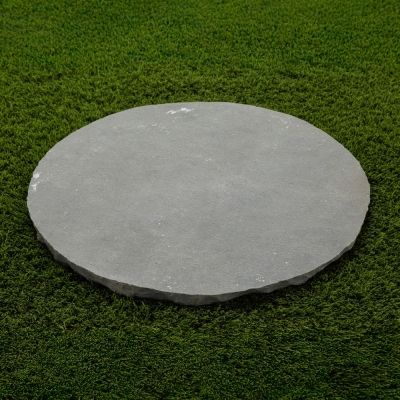 Kota Green Limestone Hand-Cut Natural Round Stepping Stone 45cm Diameter - Alternative Image