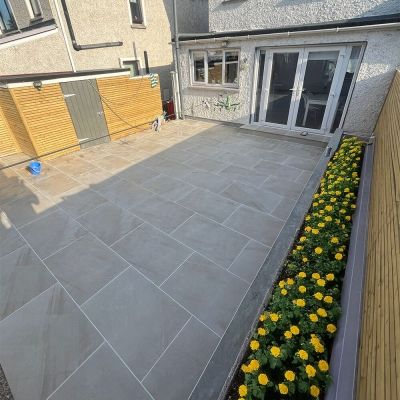 Outdoor Opal White Matt Porcelain Tile 90x60cm - Alternative Image