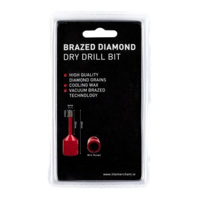 Alpha M14 Diamond Dry Drill Bit 6x64mm - Alternative Image