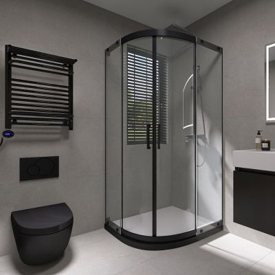 Taxos Grey Limestone-Effect Matt Porcelain Tile 90x60cm - Alternative Image