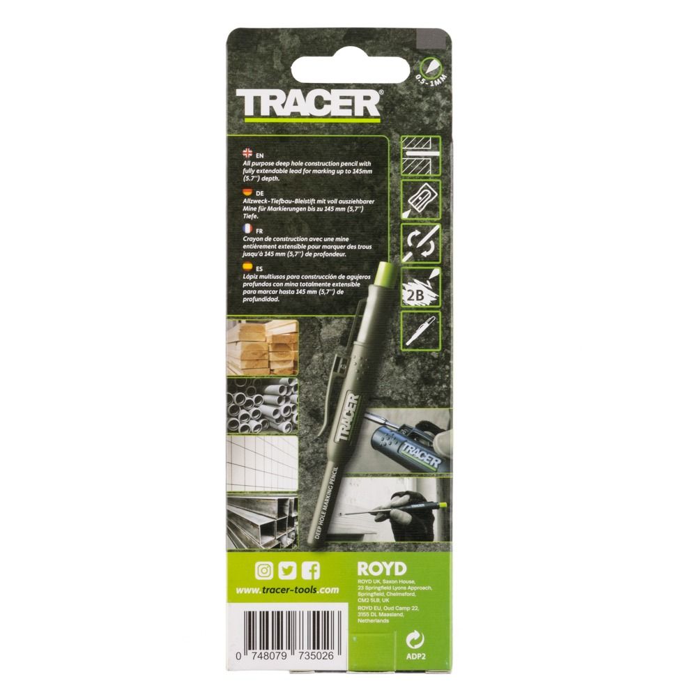 Tracer ADP2 - Deep Hole Pencil Marker & Site Holster - Alternative Image