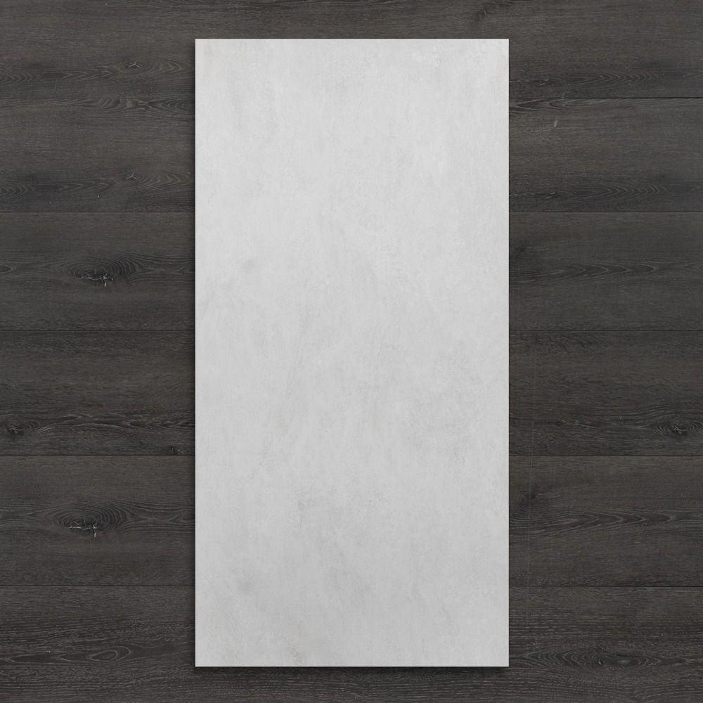 Outdoor Alpine White Limestone-Effect Matt Porcelain Tile 120x60cm - Alternative Image