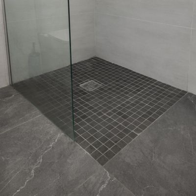 Lunar Ash Matt Porcelain Mosaic 29.8x29.8cm - Alternative Image