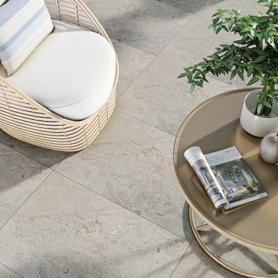 Outdoor Cemter Gris Light Matt Porcelain Tile 90x60cm - Alternative Image