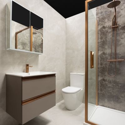 Superb Onyx-Effect Gloss Porcelain Tile 120x60cm - Alternative Image