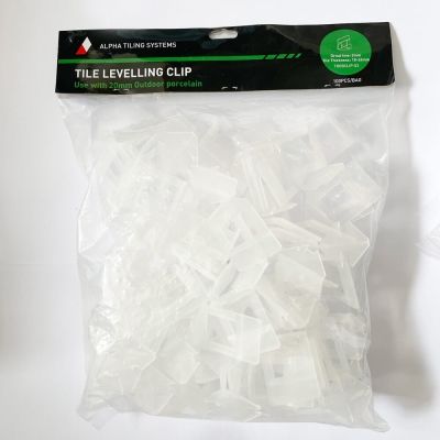 Alpha Tile Levelling Clips (Outdoor Tile 10-24mm) 2mm Grout Line (100pcs/Bag)