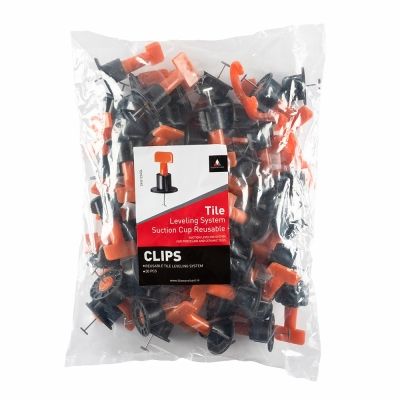Alpha Tile Levelling System Suction Cup Reusable Clips (50pcs)