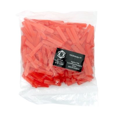 Alpha Tile Levelling Wedges 2mm (300pcs/Bag) - Alternative Image