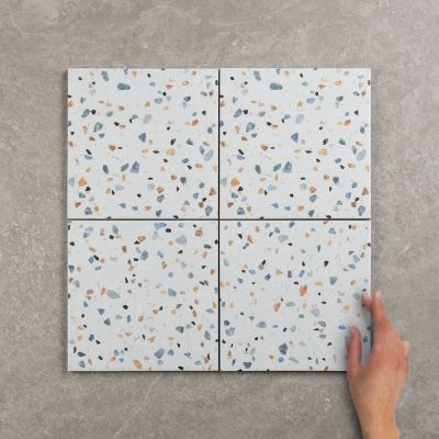 Tutti Frutti Terrazzo-Effect Matt Porcelain Tile 20x20cm