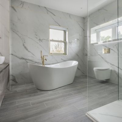 IWood Smoke Wood-Effect Matt Porcelain Tile 90x15cm - Alternative Image