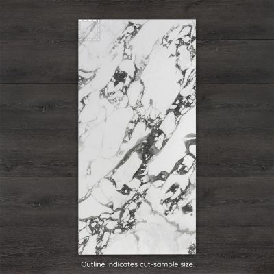 Arabescato Matt Porcelain Tile 120x60cm - Alternative Image