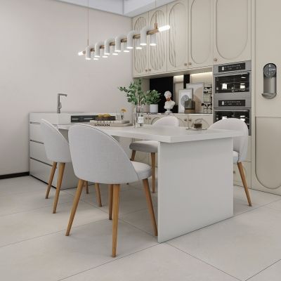 Soft Pearl Matt Porcelain Tile 120x60cm - Alternative Image