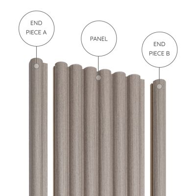 18mm Woodlux Bamboo-Effect Grey End Piece A 275x3cm - Alternative Image