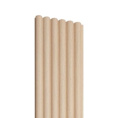 18mm Woodlux Bamboo Wall Panel Ash 275x15cm