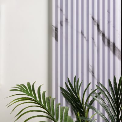 18mm Slat Wall Panel Carrara 290x17cm - Alternative Image