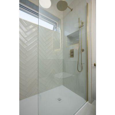Nara Blanco Gloss Ceramic Wall Tile 30x7.5cm - Alternative Image
