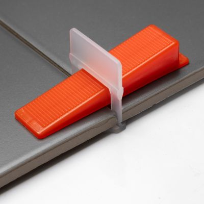 Alpha Tile Levelling Clips (Tile 3-12mm) 1.5mm Grout Line (500pcs/Bag) - Alternative Image