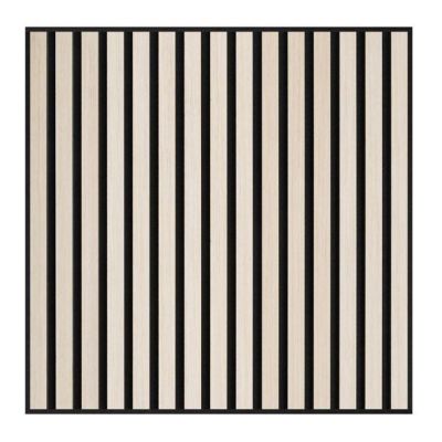 21mm Acoustic Slat Wall Panel Cool Oak 60x60cm