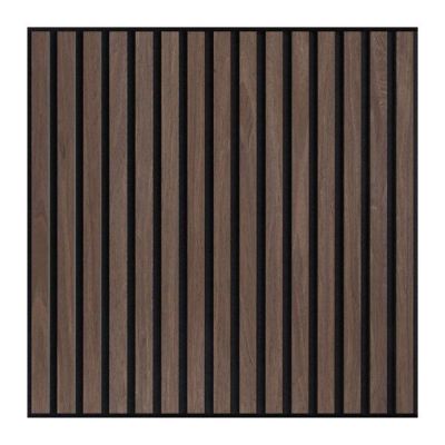 21mm Acoustic Slat Wall Panel Wenge 60x60cm