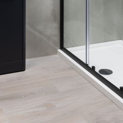Green Heart Smoke Wood-Effect Matt Porcelain Tile 120x23cm - Alternative Image