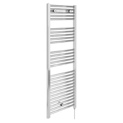 Chrome Electric Towel Rail 500w 137.5x48cm