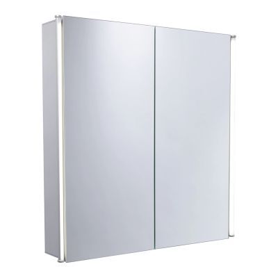 Sleek LED 600mm 2-Door Mirror Cabinet - Alternative Image