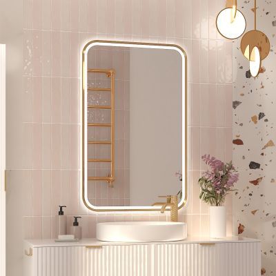 Downtown Rosa Gloss Ceramic Wall Tile 25x5cm - Alternative Image