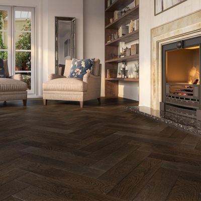 Engineered Wood - Herringbone Berkshire Oak 60x12cm