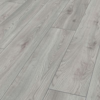 Laminate Flooring - 10mm Mammut Plus 4V AC5 Macro Oak White 185x24cm - Alternative Image