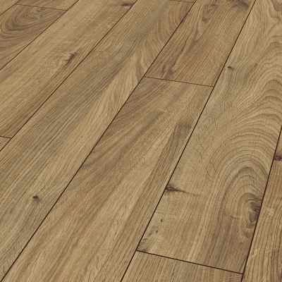 Laminate Flooring - 12mm Mammut 4V AC5 Everest Oak Bronze 185x19cm - Alternative Image