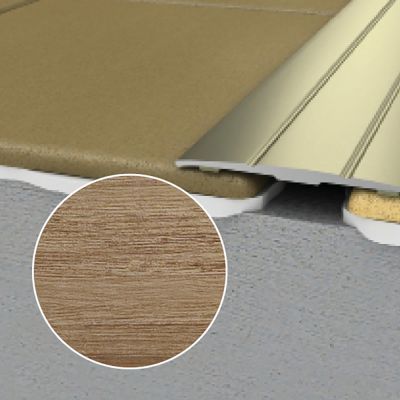 WRG1 38mm Flat Adhesive Profile P27 Fawn Oak 1800mm
