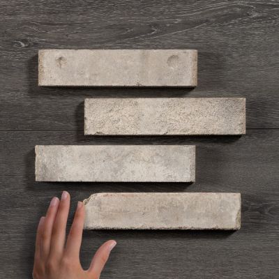 Reclaimed Brick Slips White 240x55x20mm