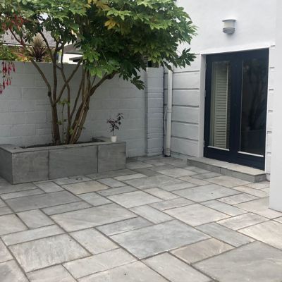 Kandla Grey Sandstone Paving Hand-Cut Calibrated 60x30x2.2cm - Alternative Image