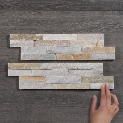 Thin Stone Cladding Oyster 40x10