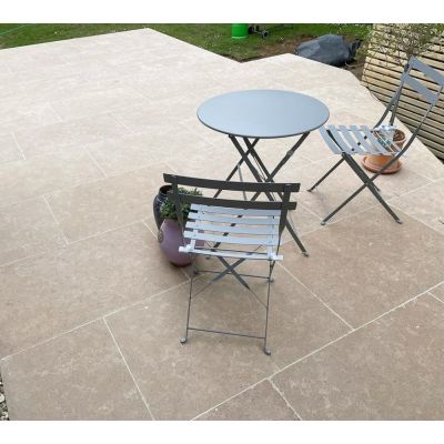 Egyptian Limestone Paving Tumbled Finish 90x60cm - Alternative Image