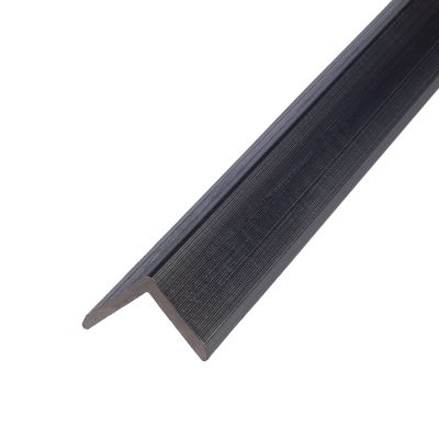 AlphaDeck Composite Decking L-Shaped Trim Charcoal Grey 360x5x5cm