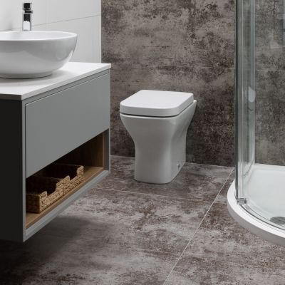 Milkyway Silver Grange Travertine-Effect Matt Porcelain Tile 120x60cm - Alternative Image