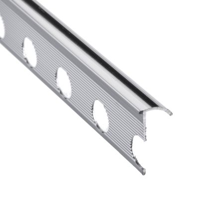 8mm Chrome Polished Tile Trim 2.4m