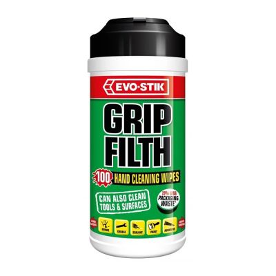 Evo-Stik Grip Filth Hand Cleaning Wipes 100pcs