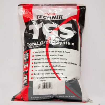 Evo-Stik Technik TGS Total Grout System Ivory 5kg