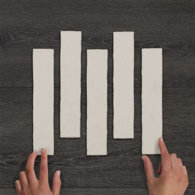 Metro Ainsa Greige Matt Porcelain Tile 25x5cm