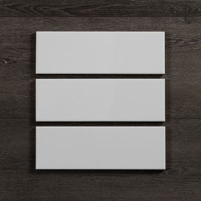 Metro XL White Flat Ceramic Gloss 30x10cm - Alternative Image