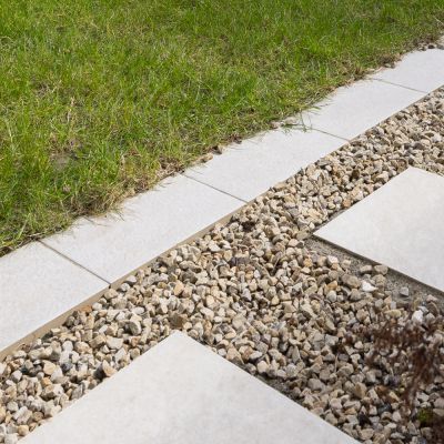 Outdoor Porcelain Cobble Pierre Sand Textured Tile 30x20cm - Alternative Image