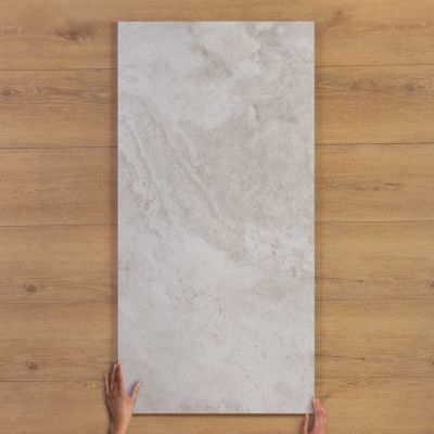 Dazzle Alabastrino Bianco Porcelain Semi-Polished Tile 120x60cm