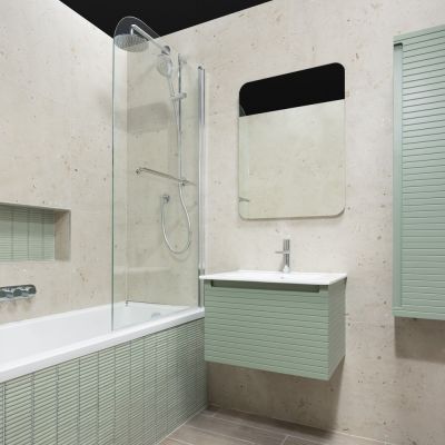 Galaxy Stone Carving Limestone-Effect Lustre Porcelain Tile 120x60cm - Alternative Image